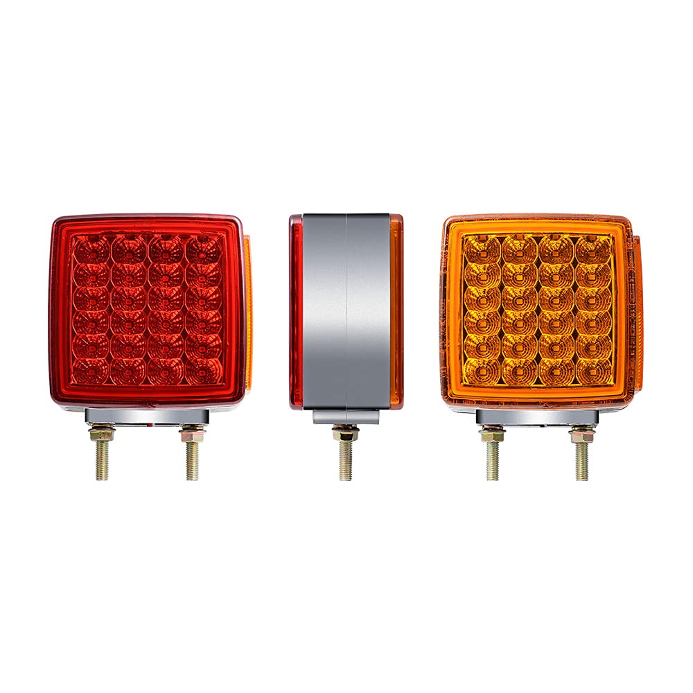 Amazon.com: 4X 4 Square 51-LED Truck Trailer Fender Pedestal